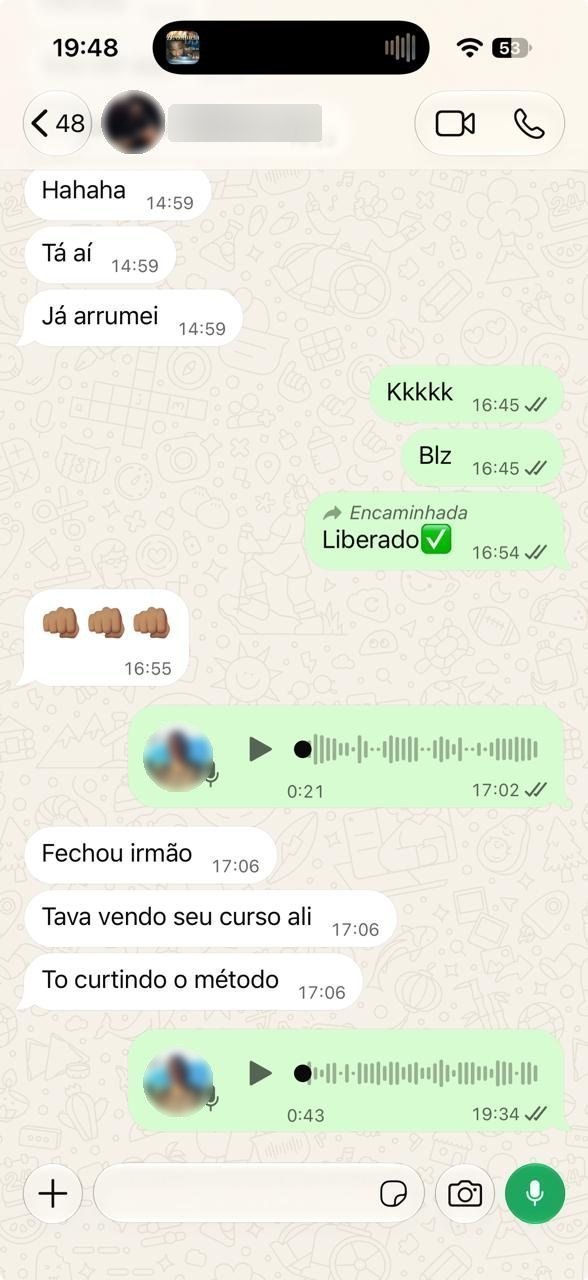Depoimento de aluno